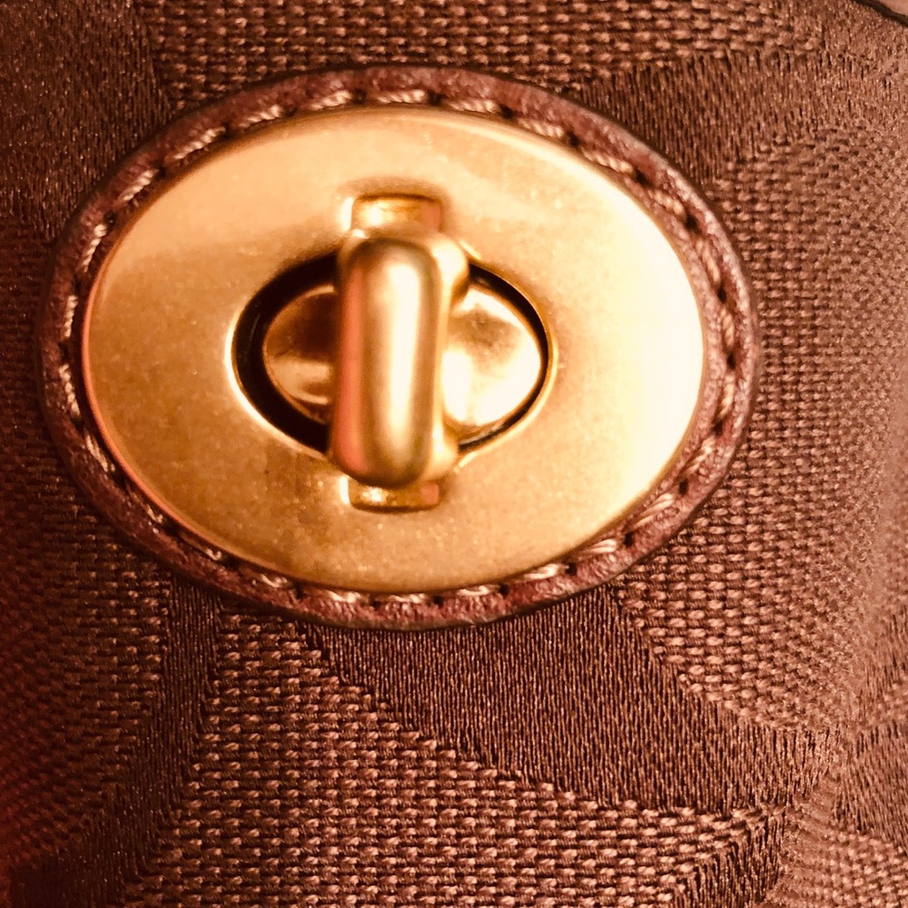 Coach Chocolate Patchwork Purse - image 4